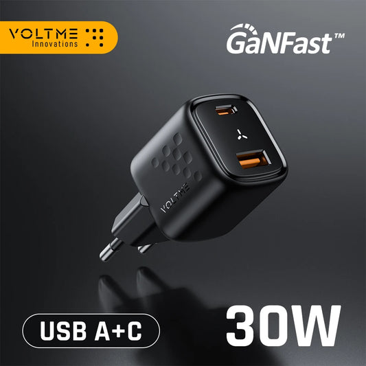 30W USB-C GaN Fast Wall Charger