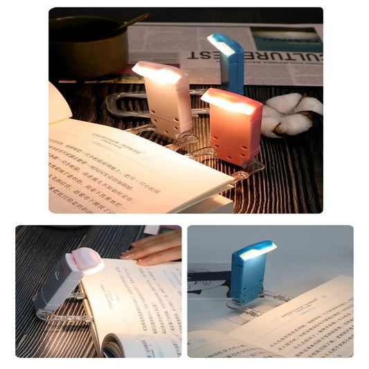 LED Clip-On Amber Book Light