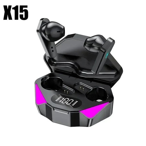 X15 TWS Gaming Earbuds Wireless Bluetooth Earphones With Mic Bass