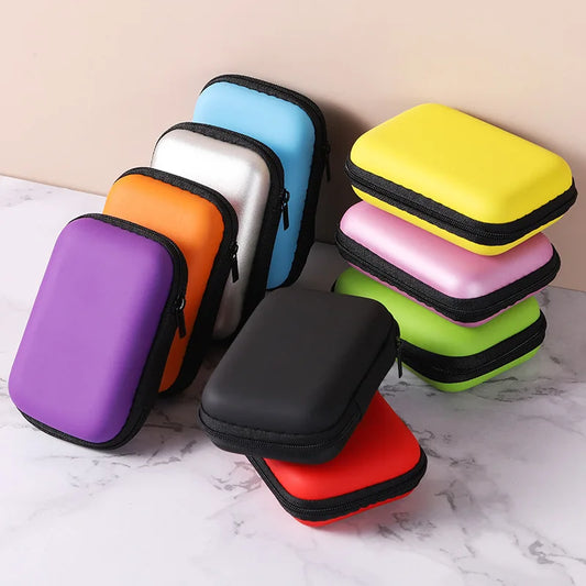 Portable Earphone & Cable Organizer Case