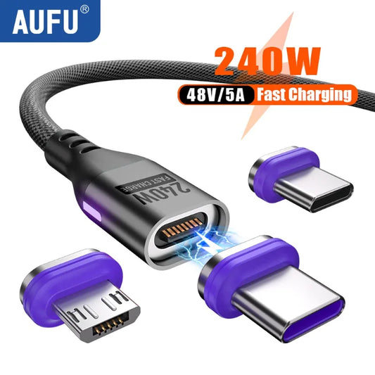 240W Magnetic USB-C Fast Cable