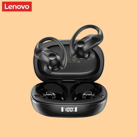 Lenovo LP75 Sports Wireless Earphones with Mics,Button Control, LED