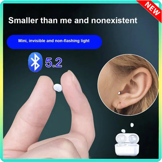 Invisible Mini Bluetooth 5.2 Earbuds