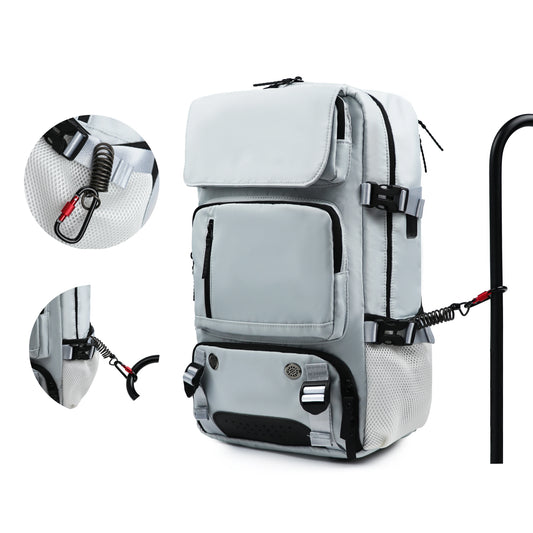 Waterproof USB Travel Backpack with Shoe Compartment