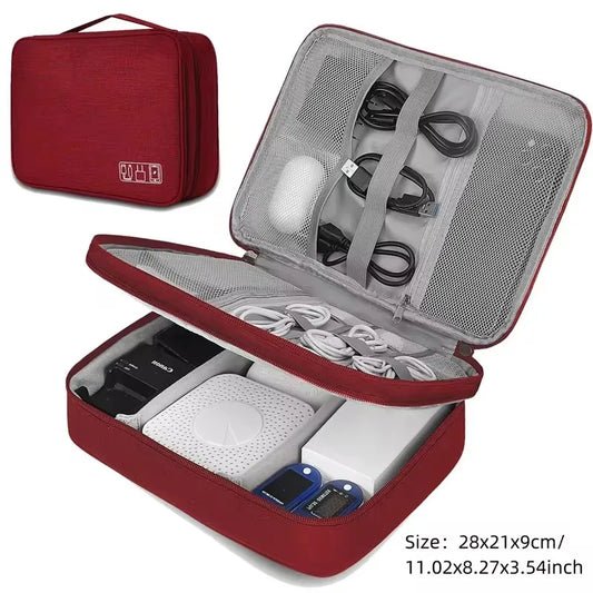 Waterproof Travel Cable Organizer Bag