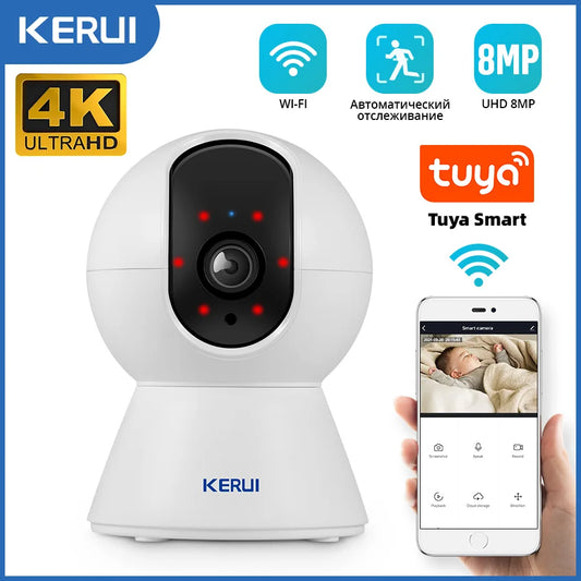 KERUI 8MP 4K WiFi Indoor Security Camera